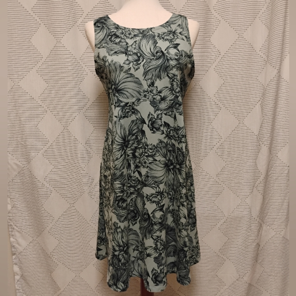 Balance Collection Floral Sleeveless Dress Women's Size Medium